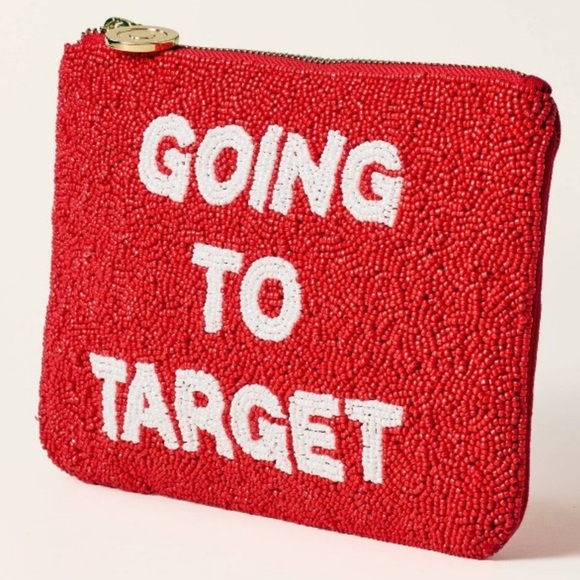 Kate Spade “Going to Target” Red Beaded Clutch | Limited Edition | Brand New - Picture 7 of 10